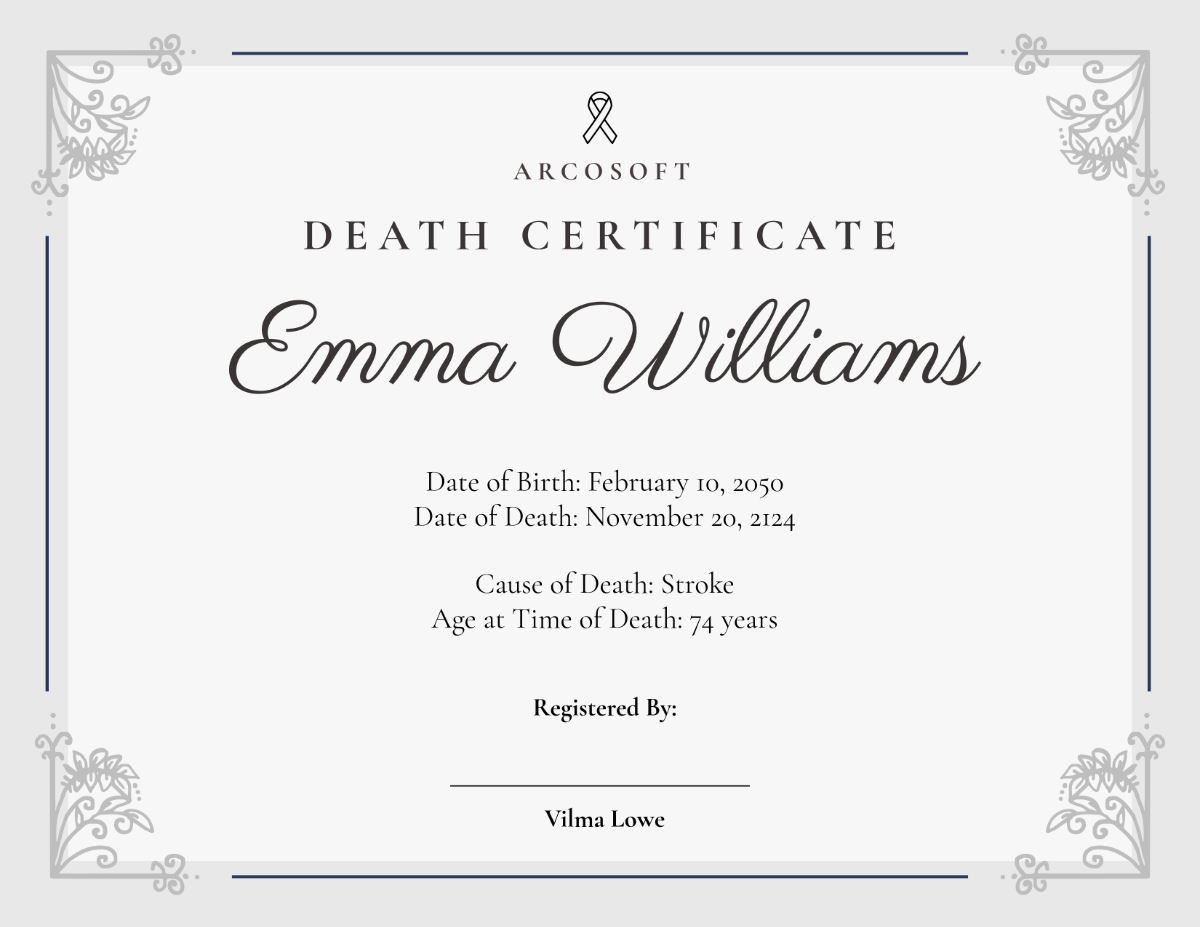 Printable Pet Death Certificates Printable Pet Death Certificates