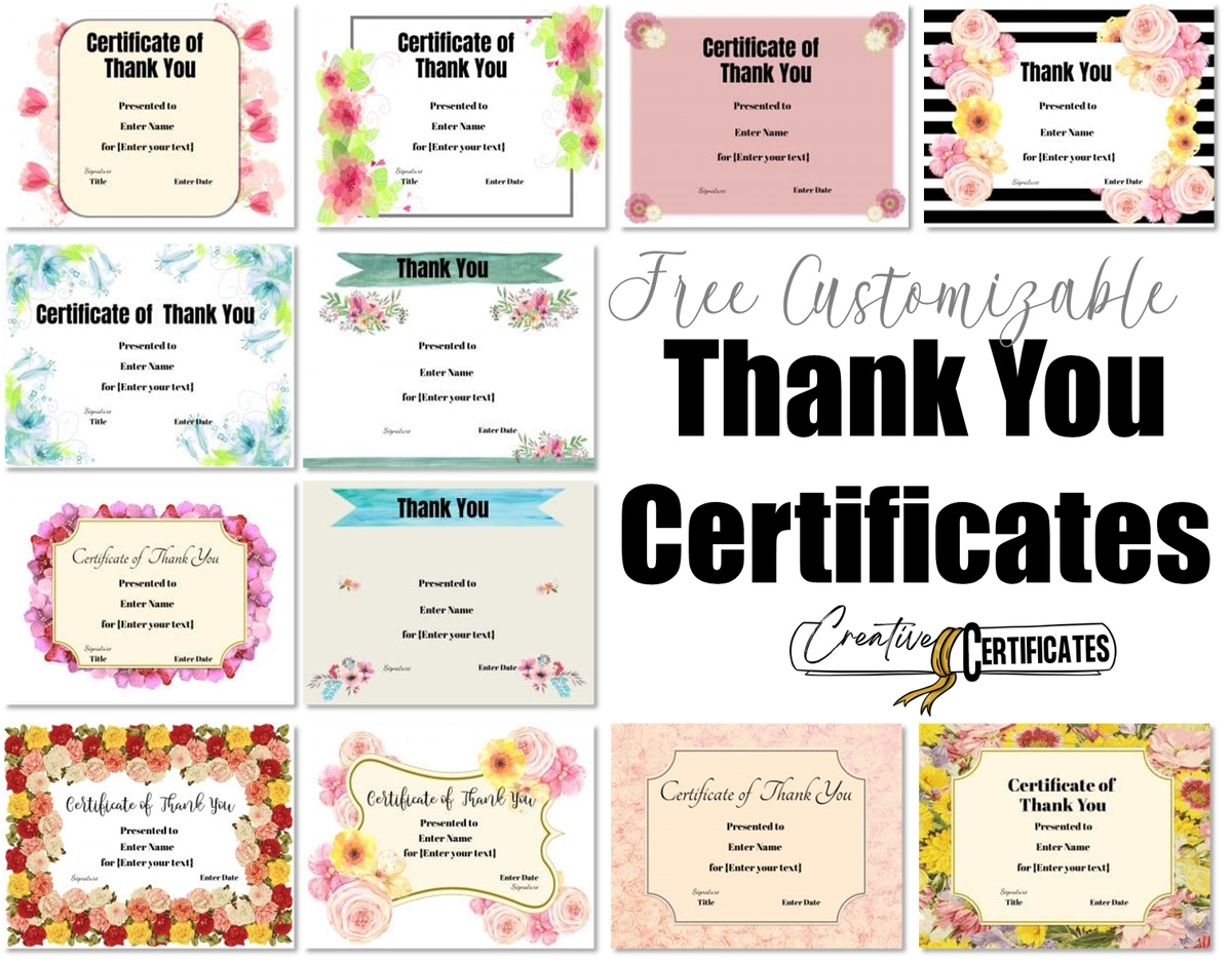 Printable Certificate Of Appreciation Free