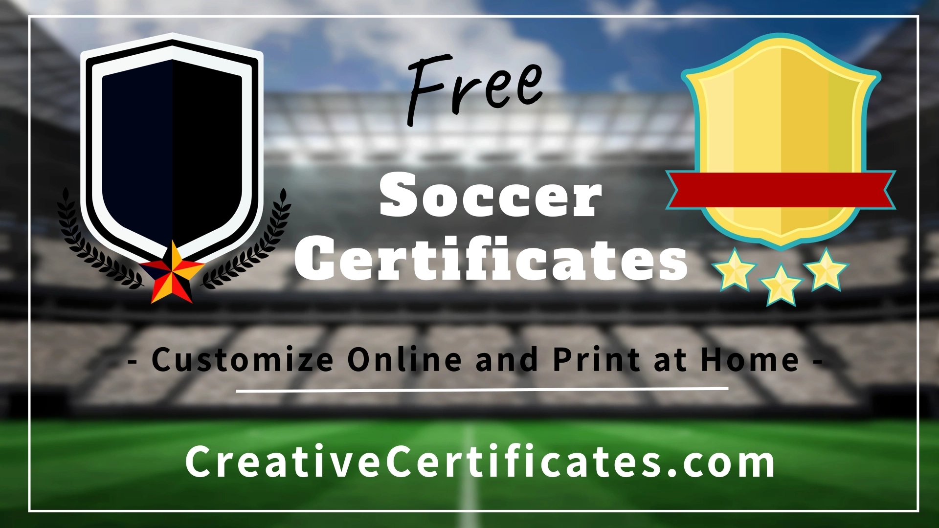Free Editable Soccer Certificates Customize Online