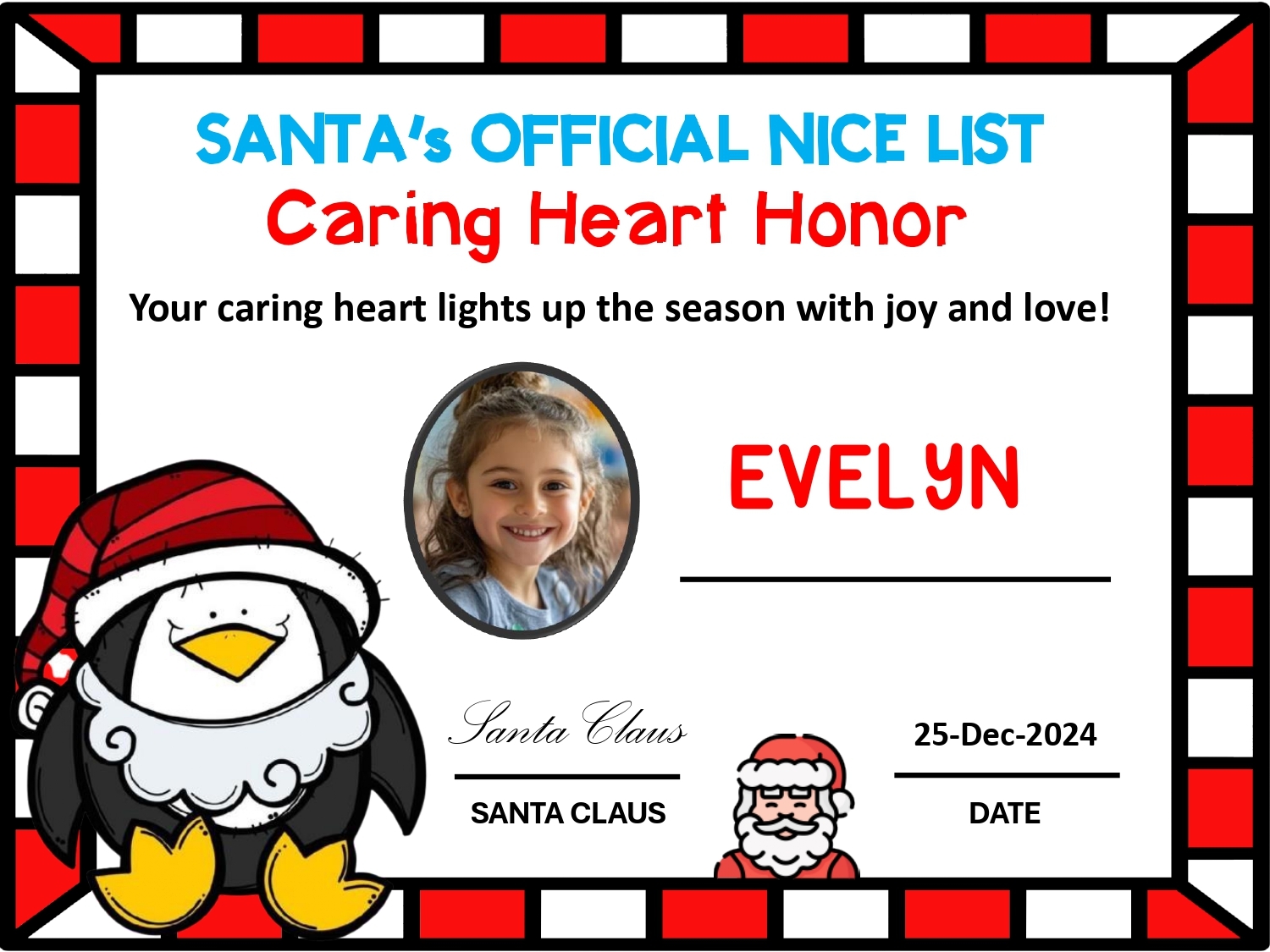 Nice List Certificate Free Printable Word Nice List Certificate Free Printable Word
