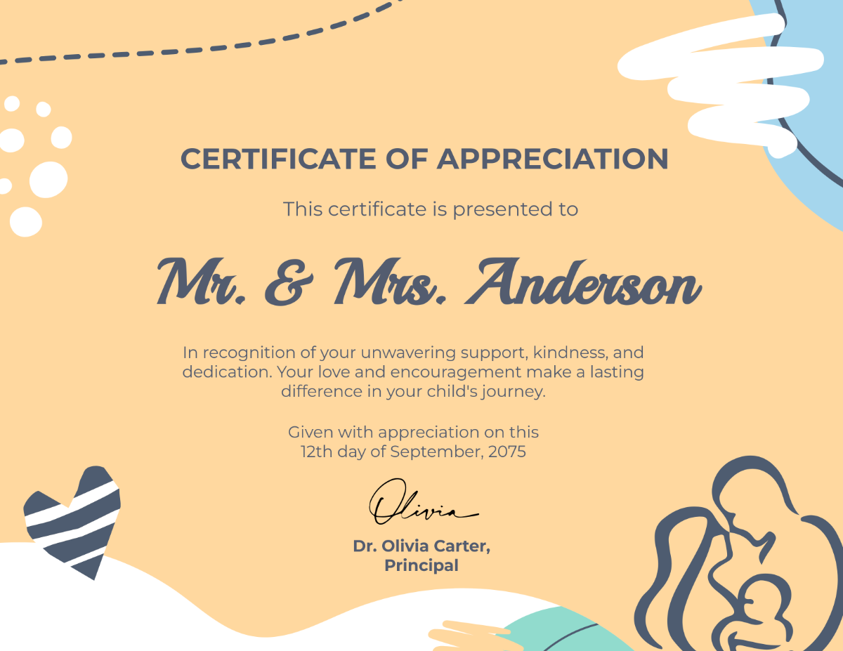 Printable Certificate Of Appreciation For Kids
