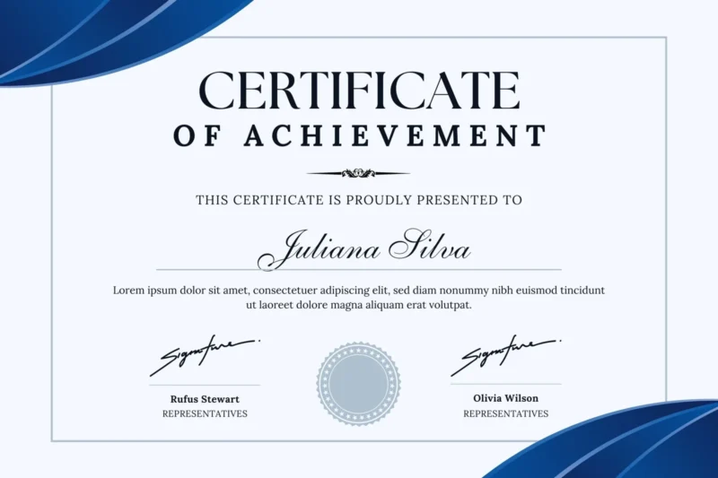 Free Downloadable Printable Certificate Templates