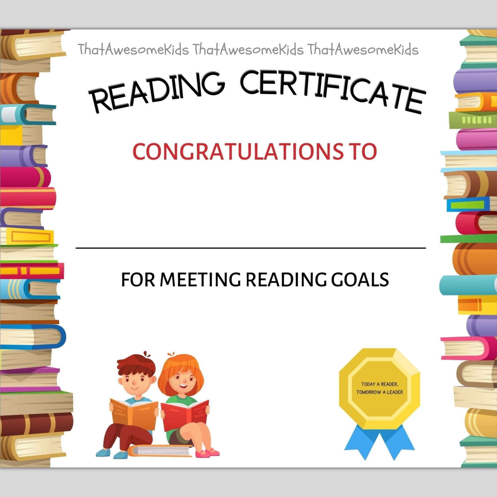 Free Printable Editable Reading Certificates Free Printable Editable Reading Certificates