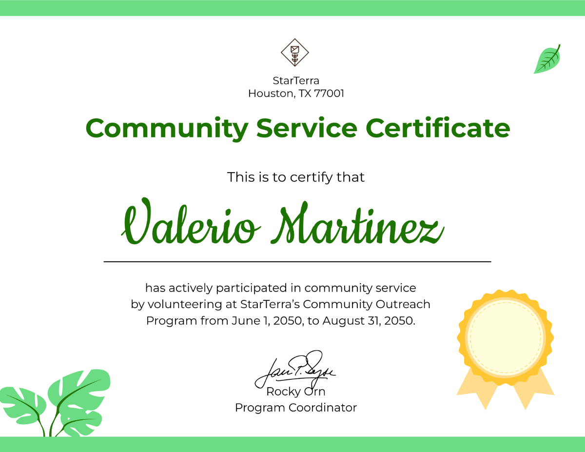 Free Printable Community Service Certificate Templates To Customize Online Free Printable Community Service Certificate Templates To Customize Online