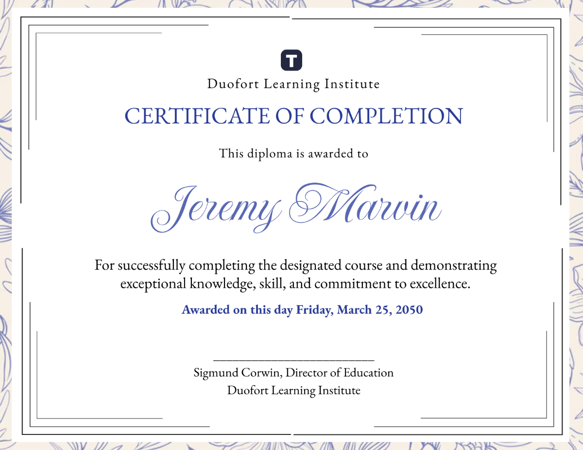 Free Printable Completion Certificate Templates To Customize Online Free Printable Completion Certificate Templates To Customize Online