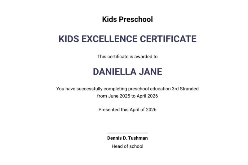 Congratulations Certificate Free Printable
