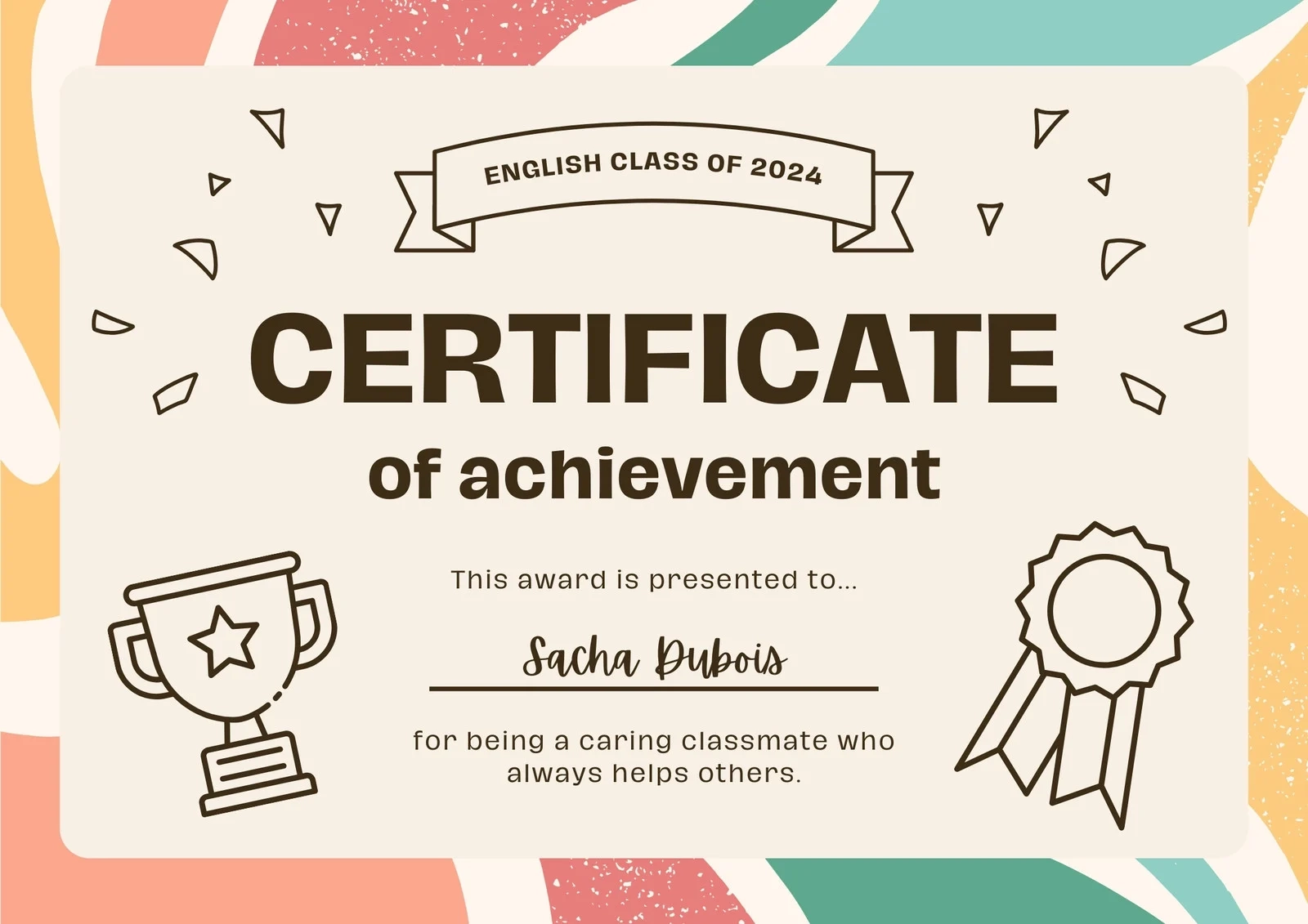 Free Printable Customizable Student Certificate Templates Canva Free Printable Customizable Student Certificate Templates Canva