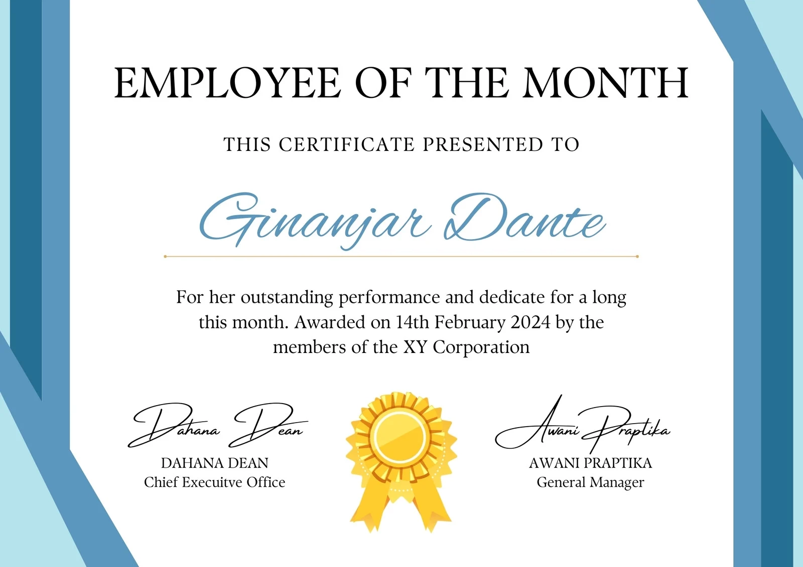 Employee Of The Month Certificate Printable Employee Of The Month Certificate Printable