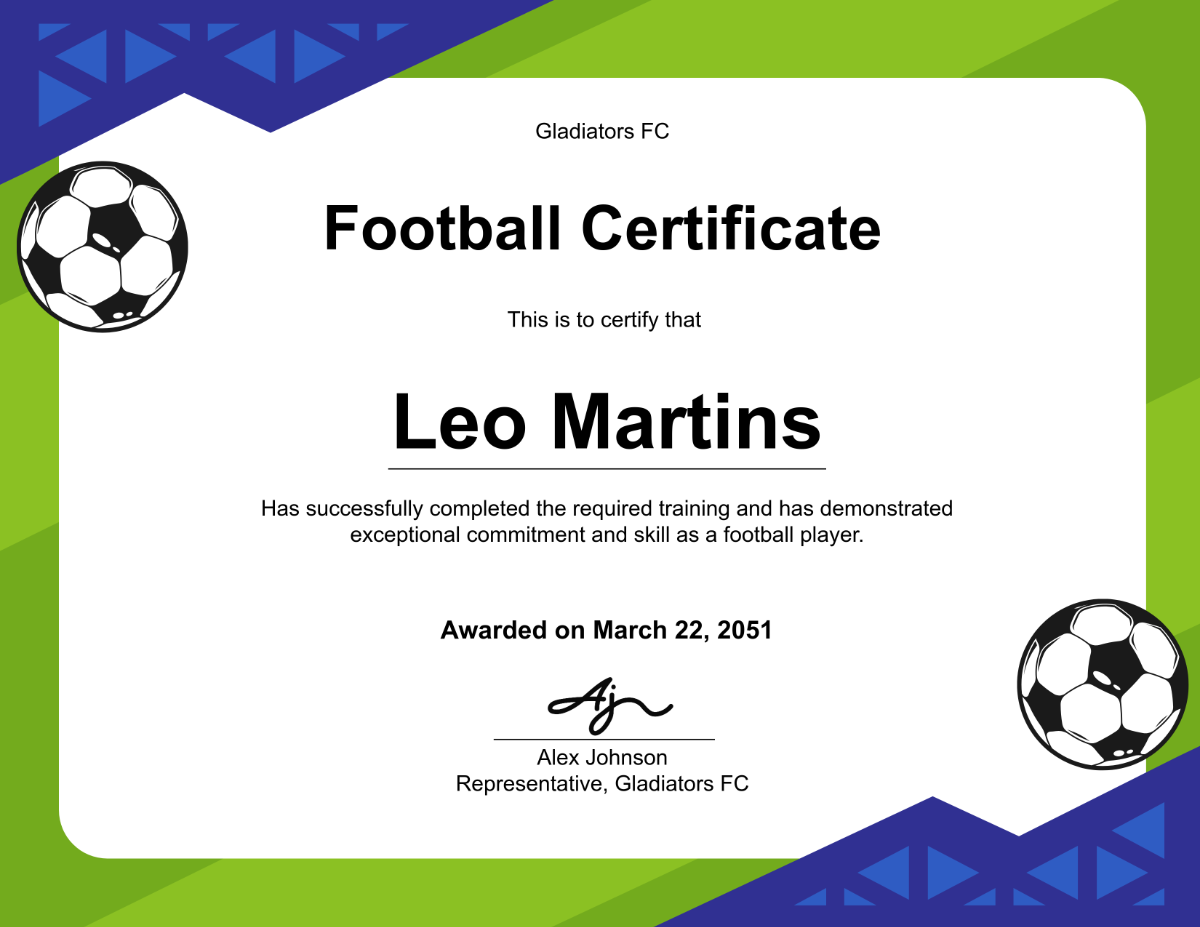 Printable Certificate Of Completion Football Printable Certificate Of Completion Football