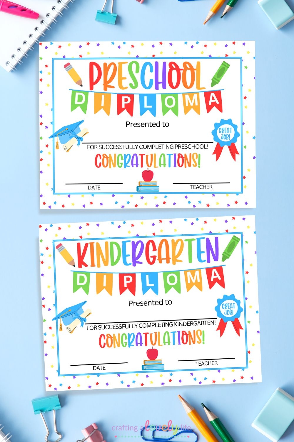 Free Printable Graduation Certificates For Kids