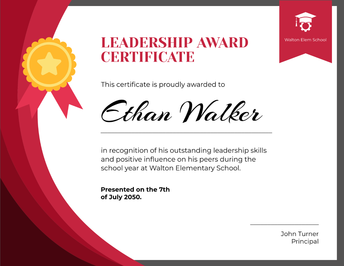 Free Printable Leadership Certificate Templates To Customize Online