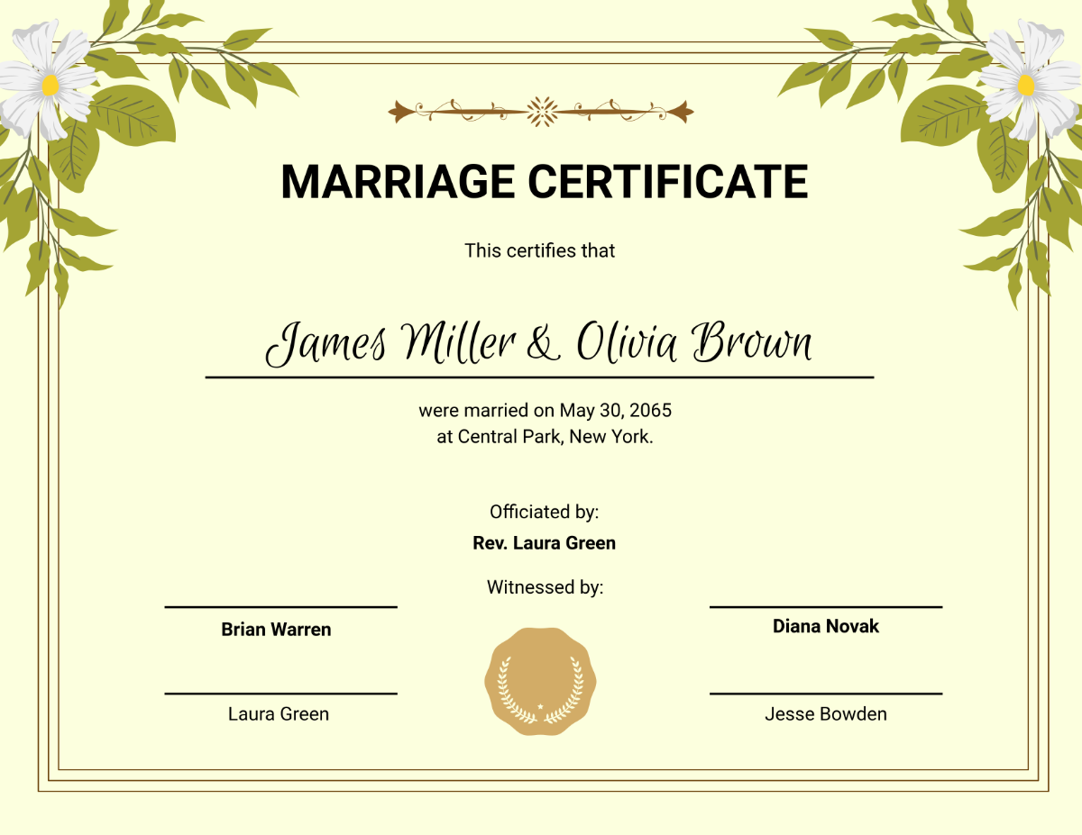 Free Printable Marriage Certificates Online Free Printable Marriage Certificates Online