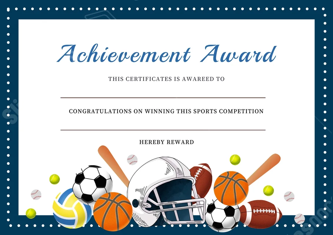 Free Printable Sports Day Certificate Templates In Microsoft Word And Google Docs Slidesdocs