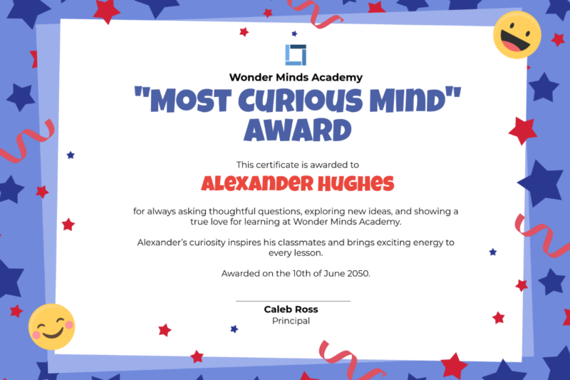Superlative Certificates Printable