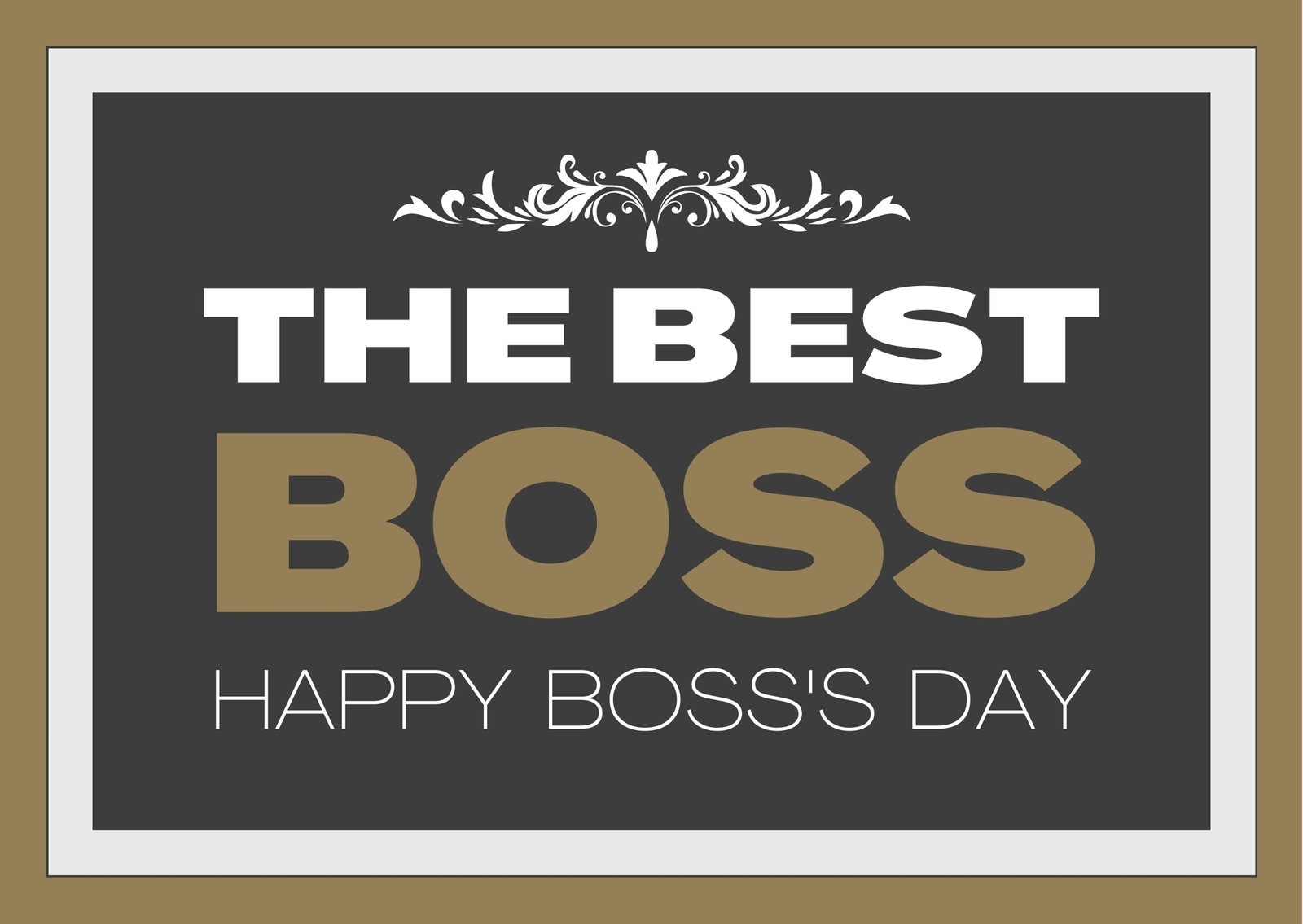 Boss's Day Printable Certificates