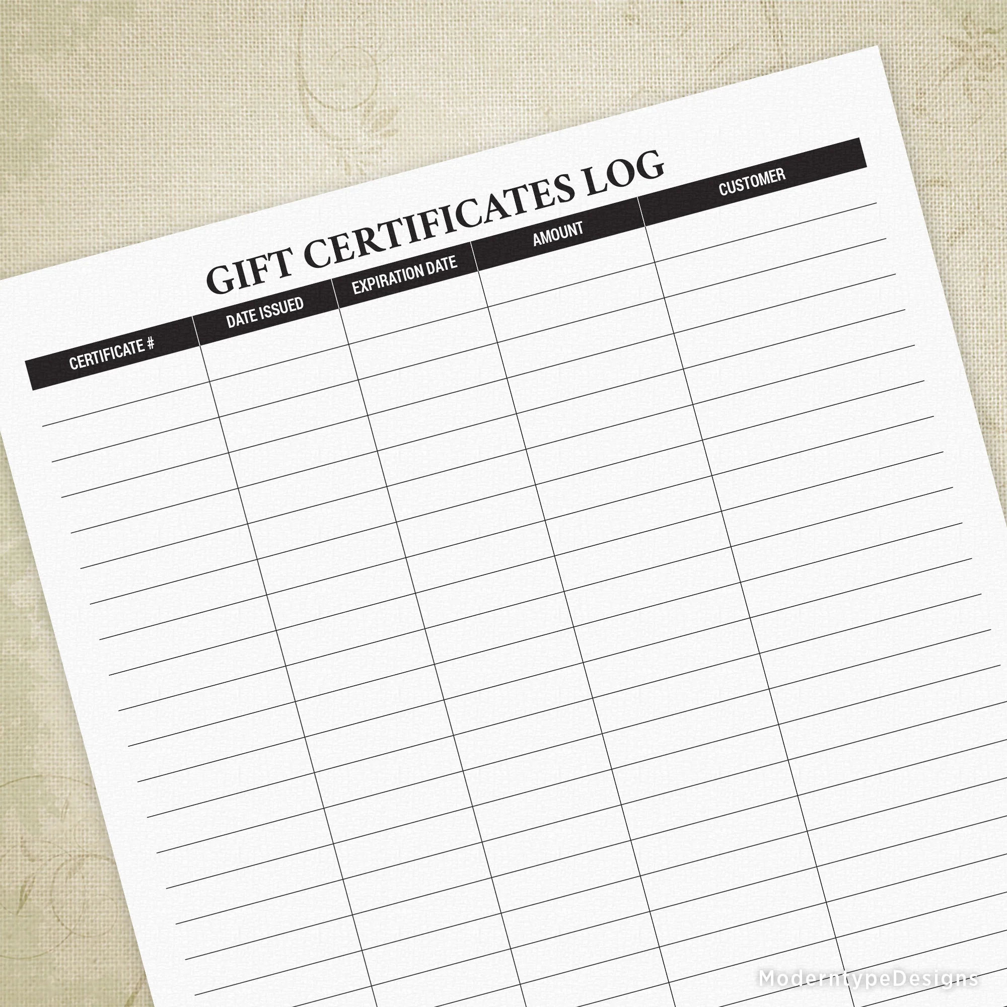 In And Out Printable Gift Certificates In And Out Printable Gift Certificates