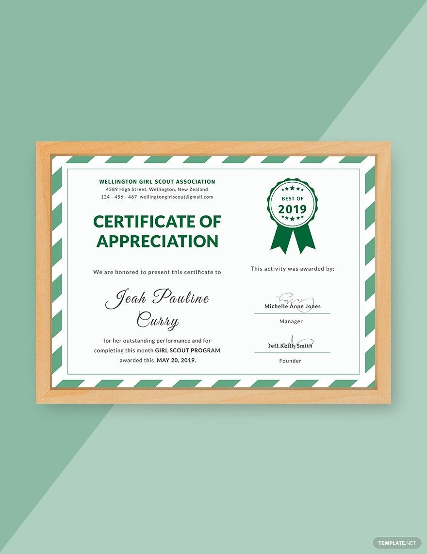 Free Girl Scout Printable Certificates Free Girl Scout Printable Certificates