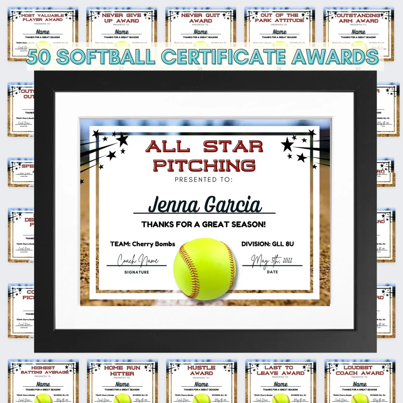Girls On The Run Certificate Template Etsy