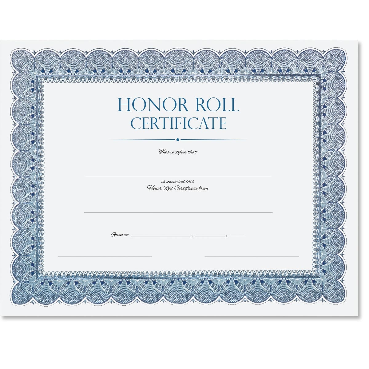 Free Printable Honor Roll Certificates