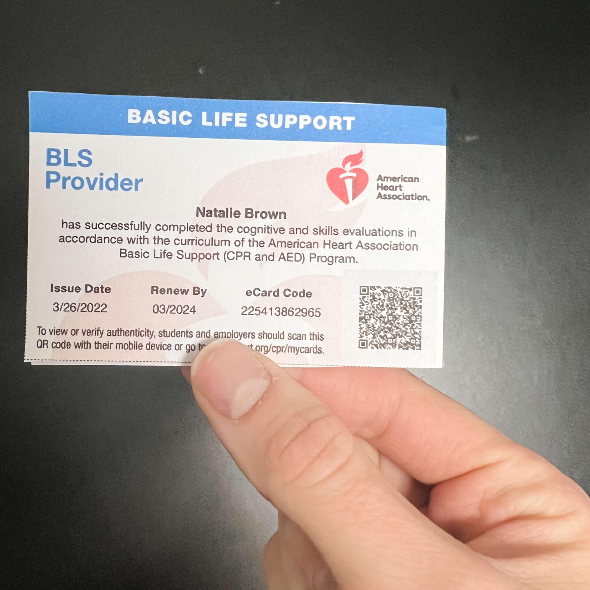 How To Spot Fake CPR Certification Cards Vitali Partners