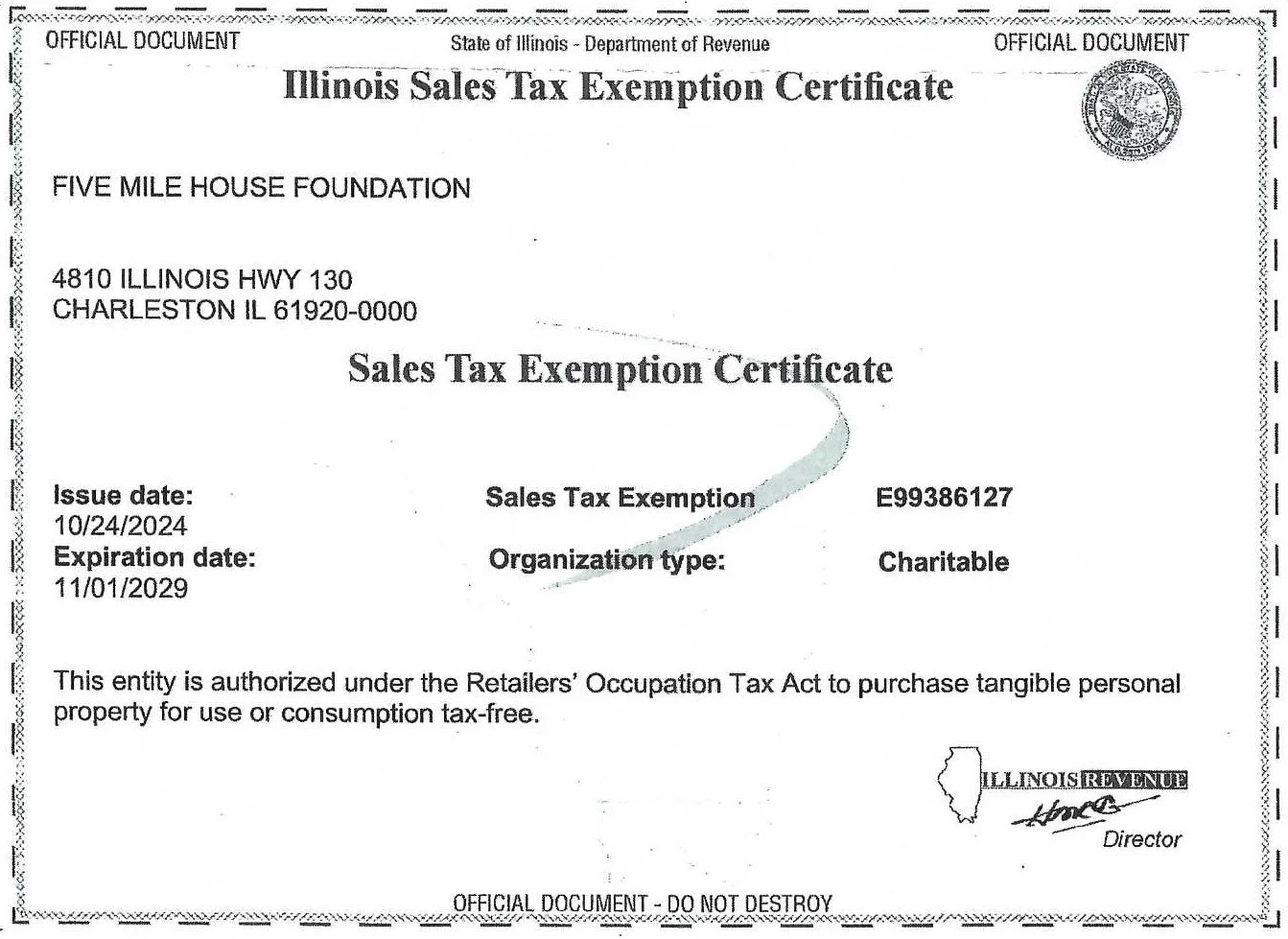 Printable Tax Exempt Certificate Printable Tax Exempt Certificate