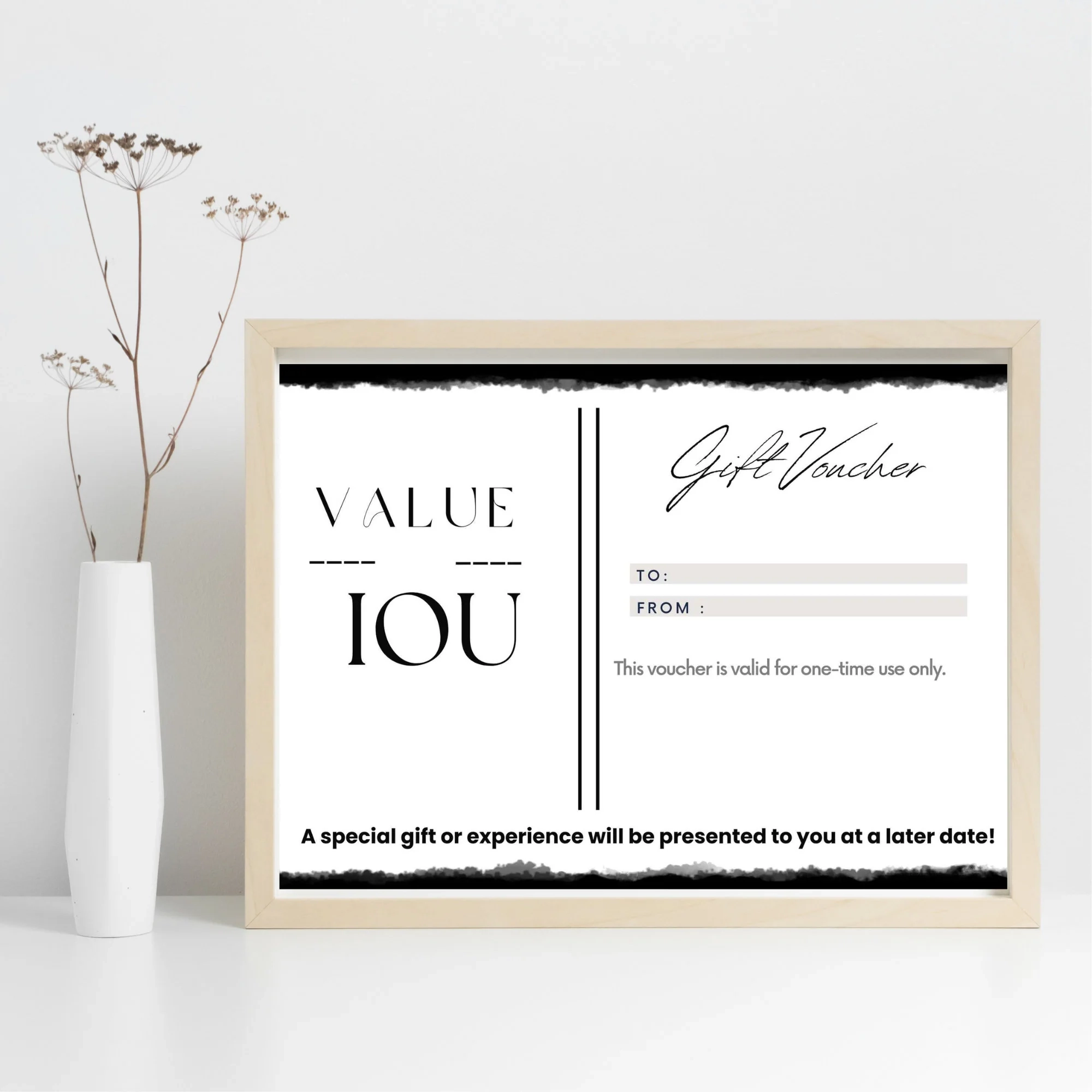 IOU Gift Certificate Etsy IOU Gift Certificate Etsy