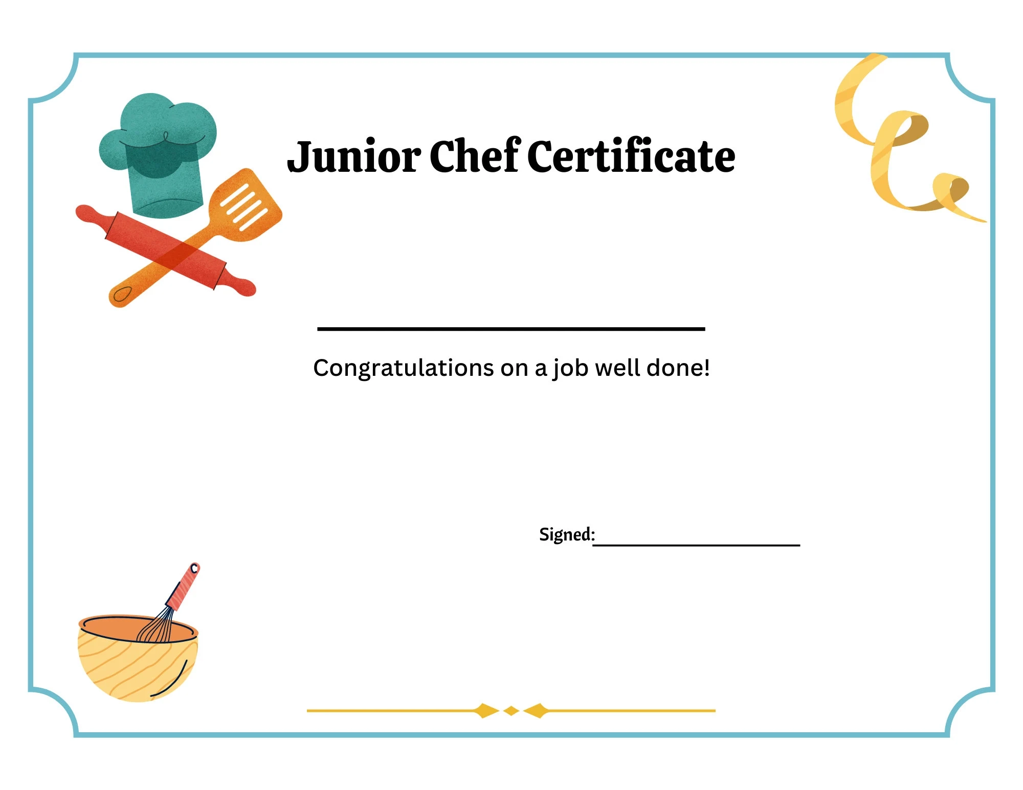 Kid Chef Certificates Printable Cooking Awards For Kids Etsy Kid Chef Certificates Printable Cooking Awards For Kids Etsy