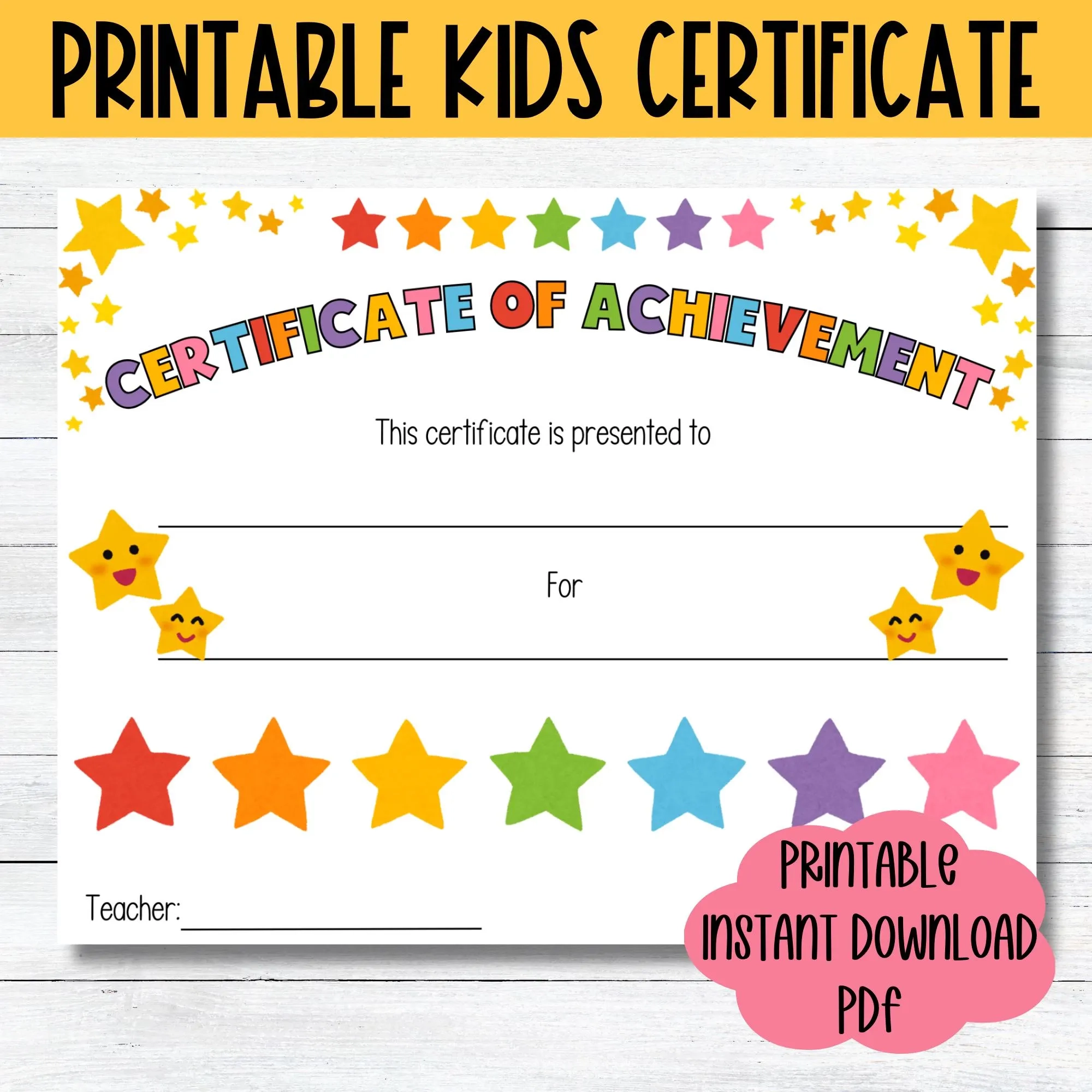 Printable Kindergarten Certificates Of Achievement Printable Kindergarten Certificates Of Achievement