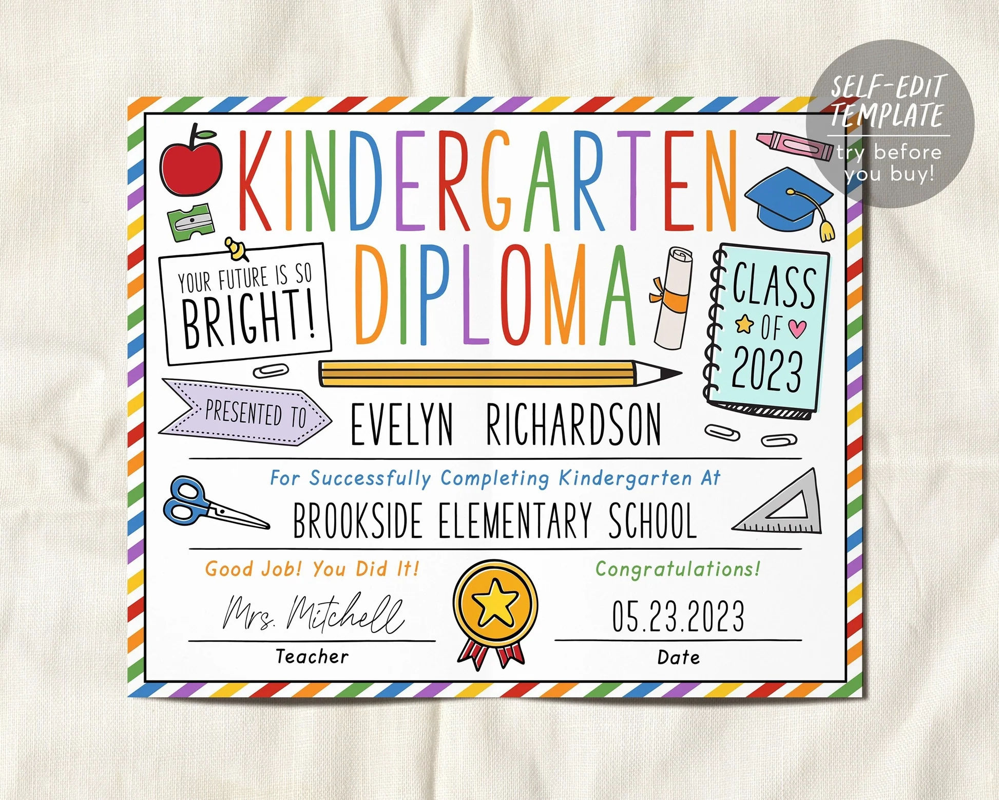 Ffree Catholic Printable Kindergarten Certificate Templates Ffree Catholic Printable Kindergarten Certificate Templates