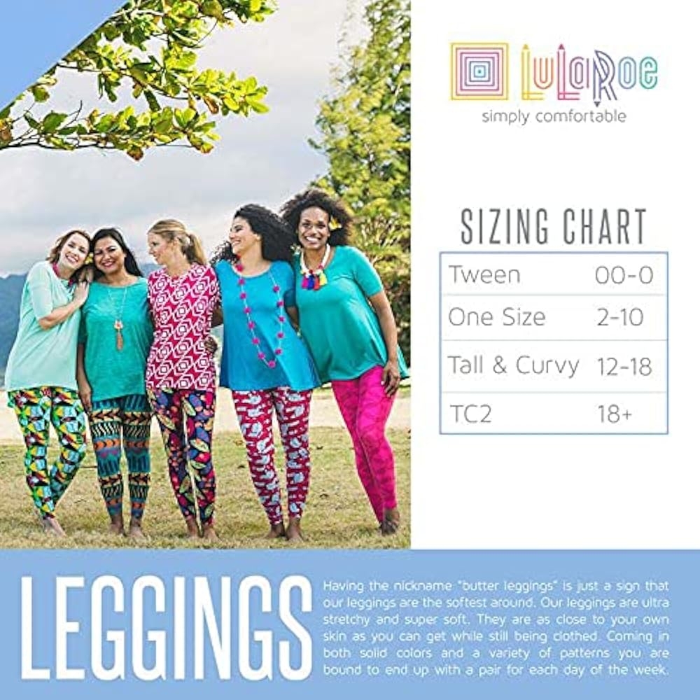 Lularoe Tall Curvy TC Peace Symbols Love Black Yellow White Red Blue Buttery Soft Leggings 7398 A79 599298 Fits Adult Women Sizes 12 18 At Amazon Women s Clothing Store
