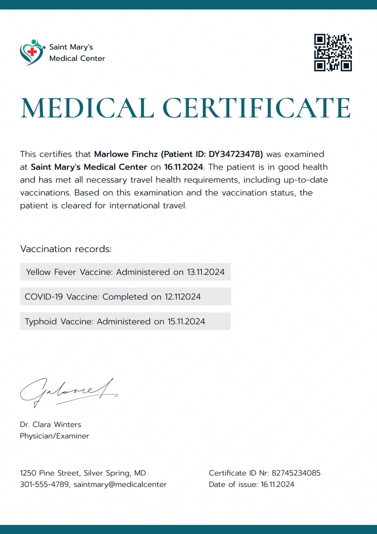 Medical Certificate Templates Free To Customize Download