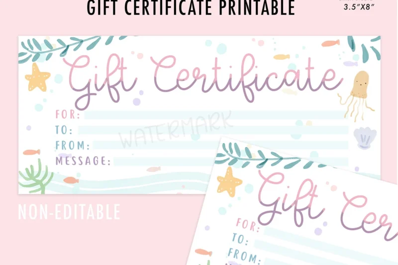 Printable Lularoe Gift Certificate