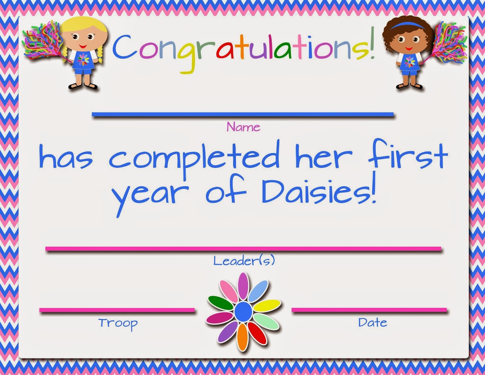 My Fashionable Designs Girl Scouts FREE Printable First Second Year Certificates My Fashionable Designs Girl Scouts FREE Printable First Second Year Certificates