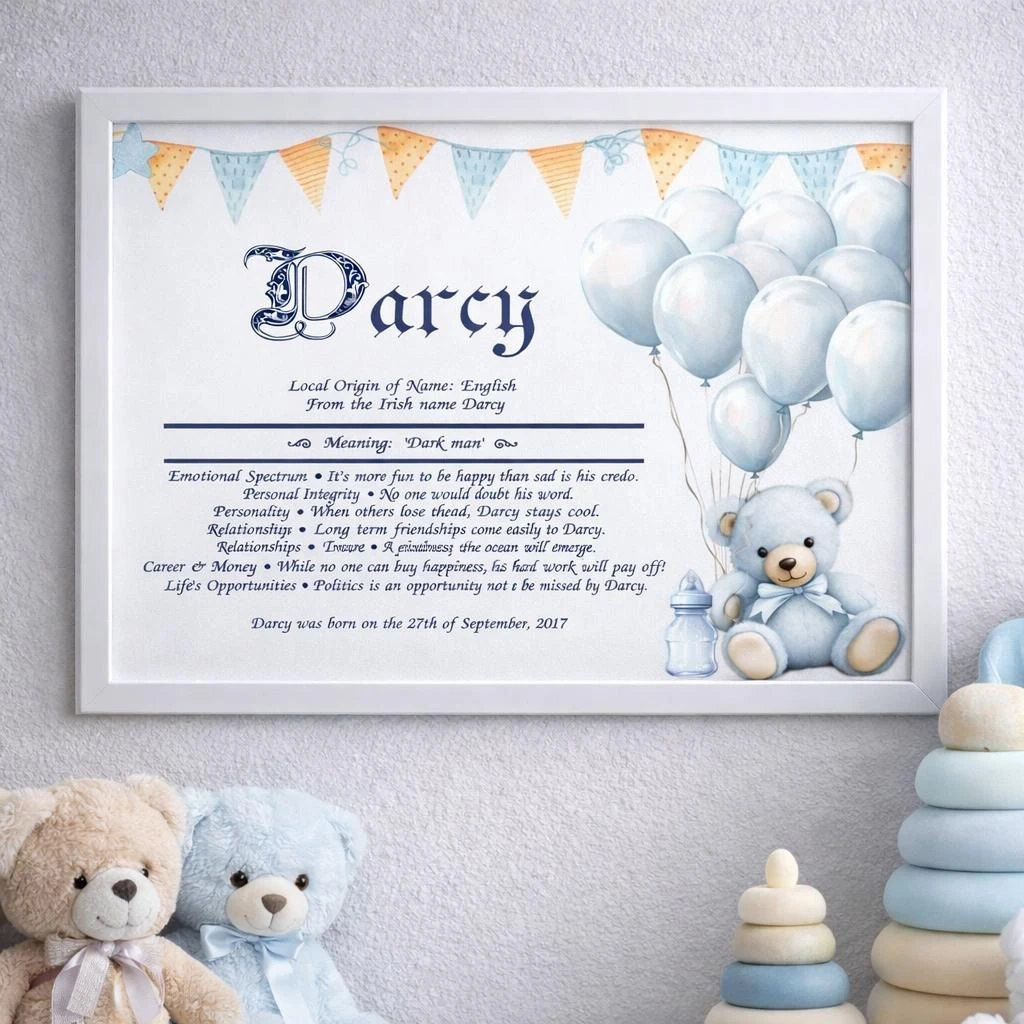 Name Meaning Certificate 26 Designs Perfect Christening Or Baptism Gift Name Meaning Certificate 26 Designs Perfect Christening Or Baptism Gift