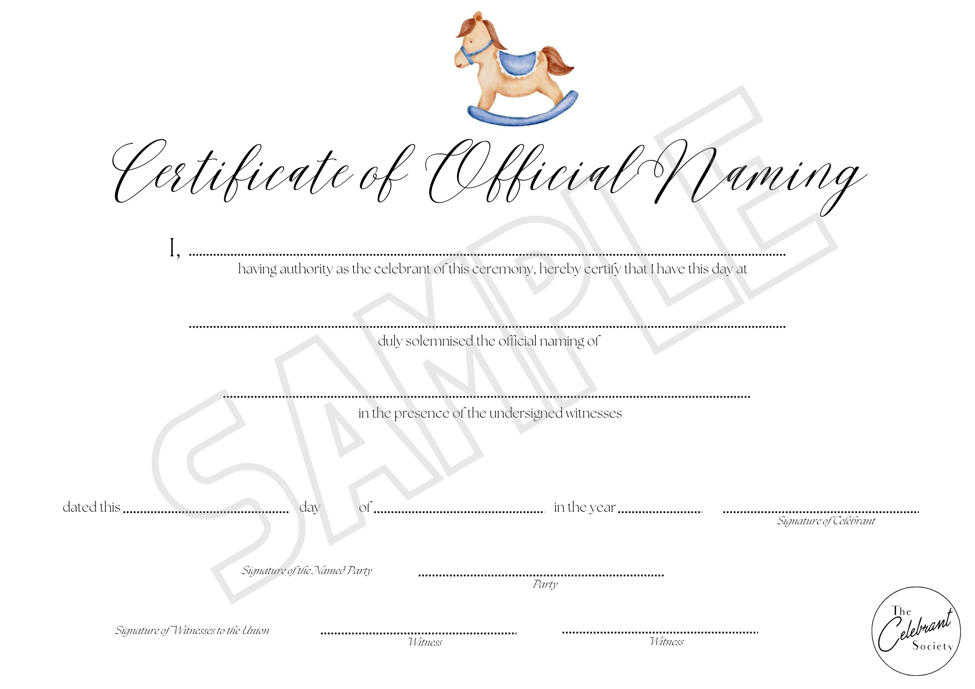 Naming Days Certificate Bundle The Wedding Society Naming Days Certificate Bundle The Wedding Society