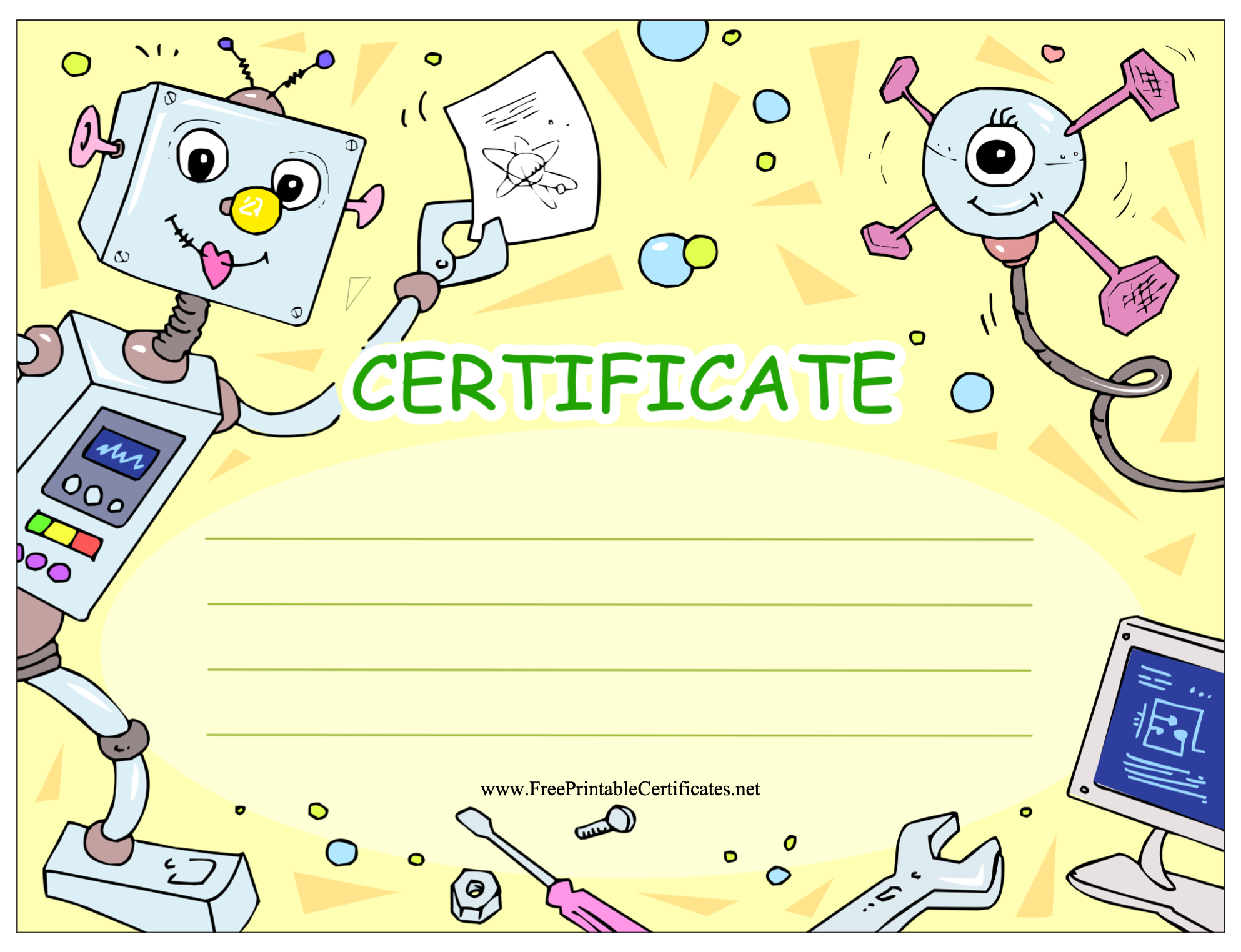 Free Printable Kindergarten Award Certificate
