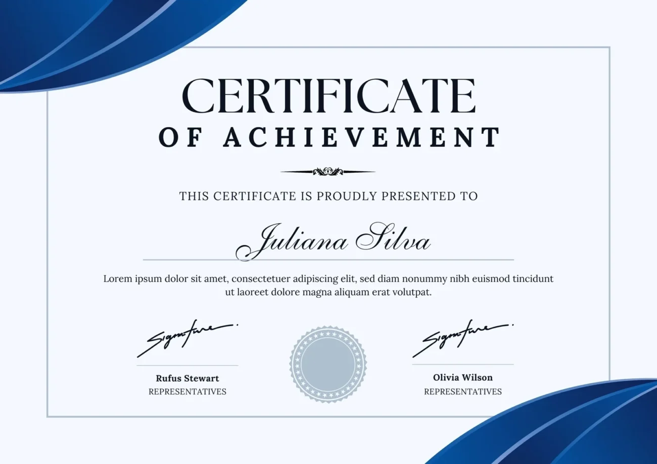 Page 2 Free Custom Printable Certificate Of Completion Templates Canva