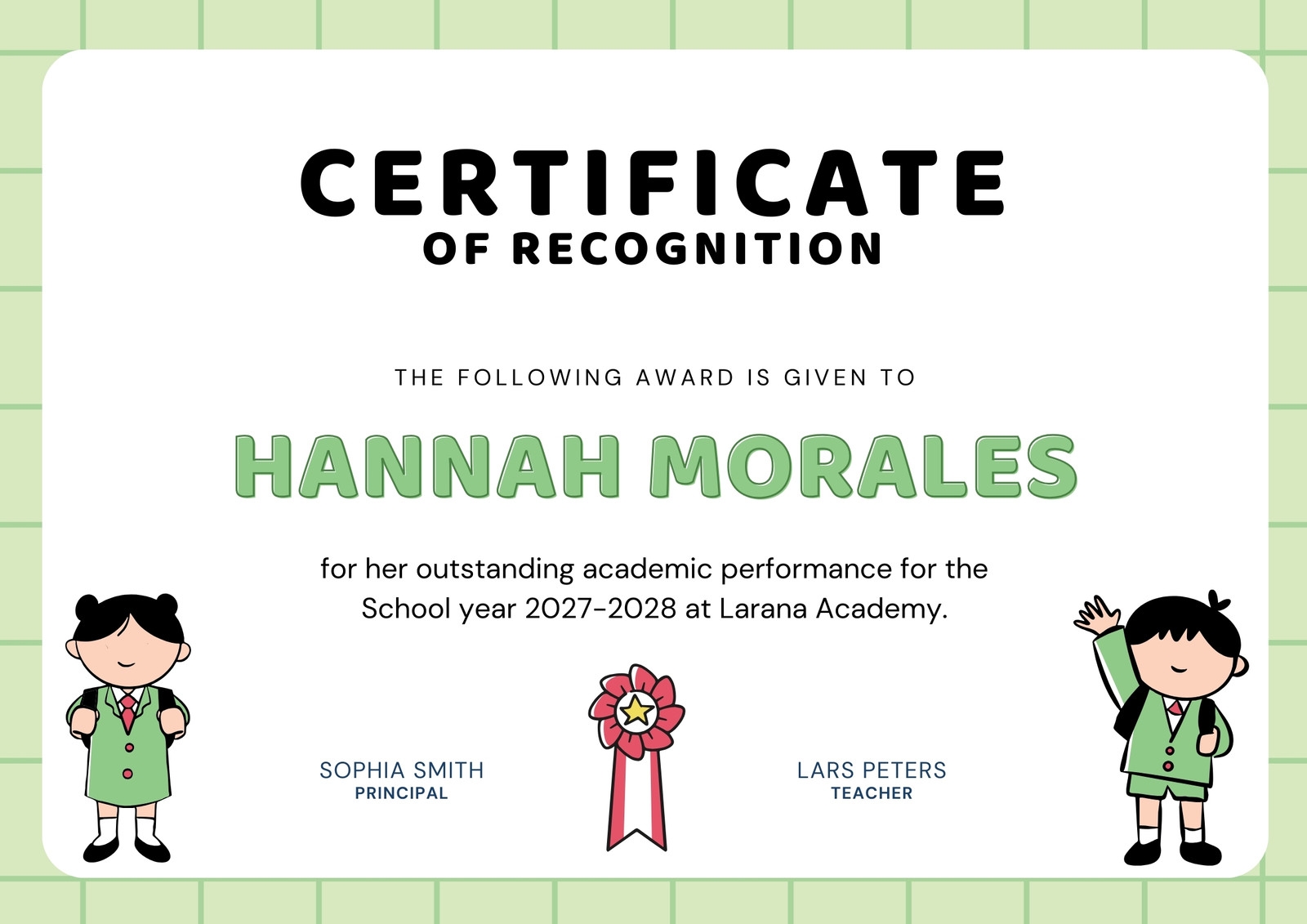 Free Printable Honorable Mention Certificate