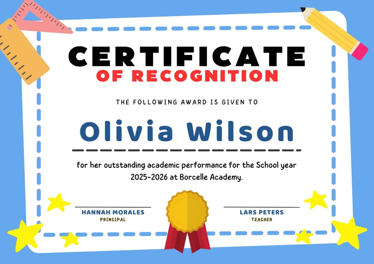 Page 3 Free Custom Printable Achievement Certificate Templates Canva