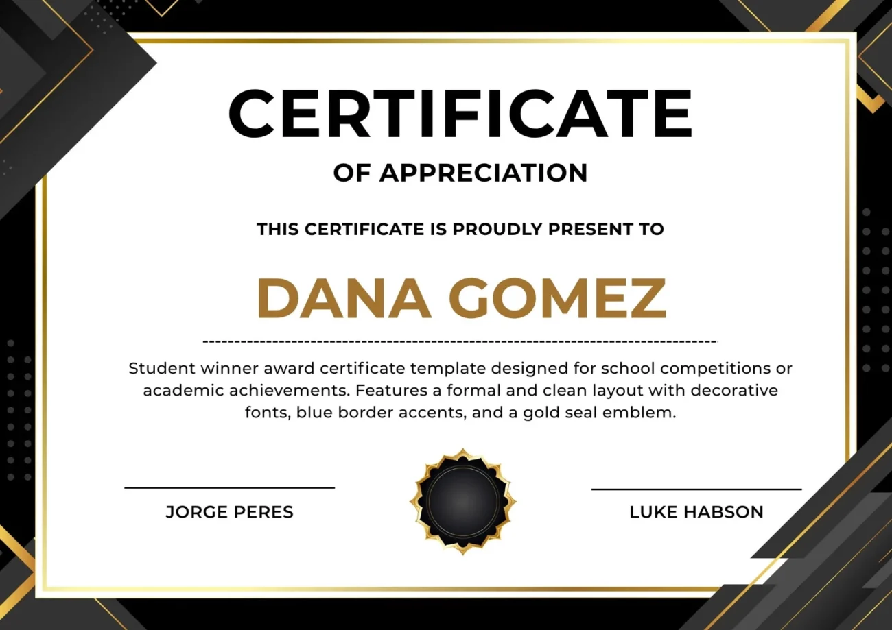 Page 9 Free Printable Certificate Templates You Can Customize Canva