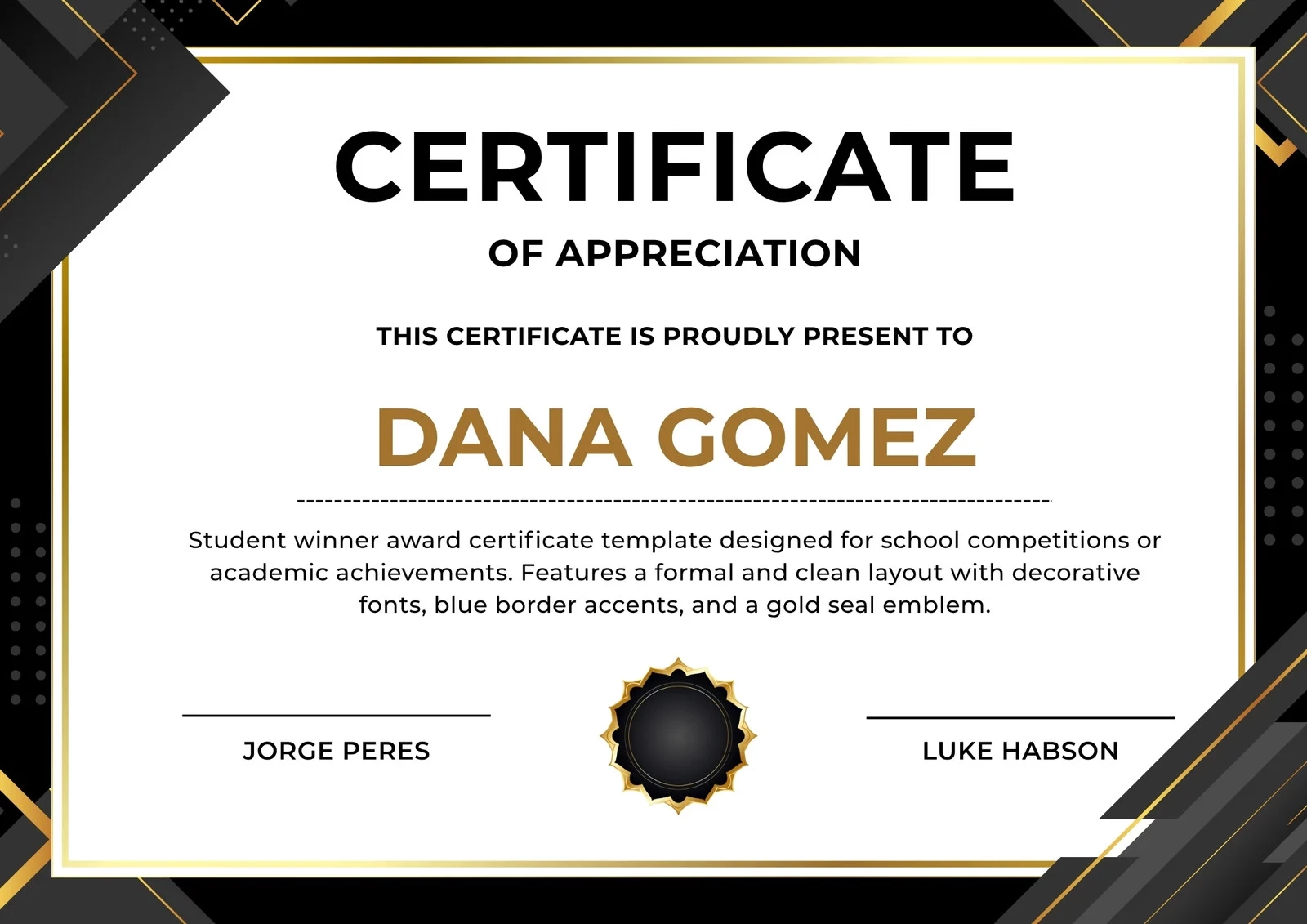 Page 9 Free Printable Certificate Templates You Can Customize Canva