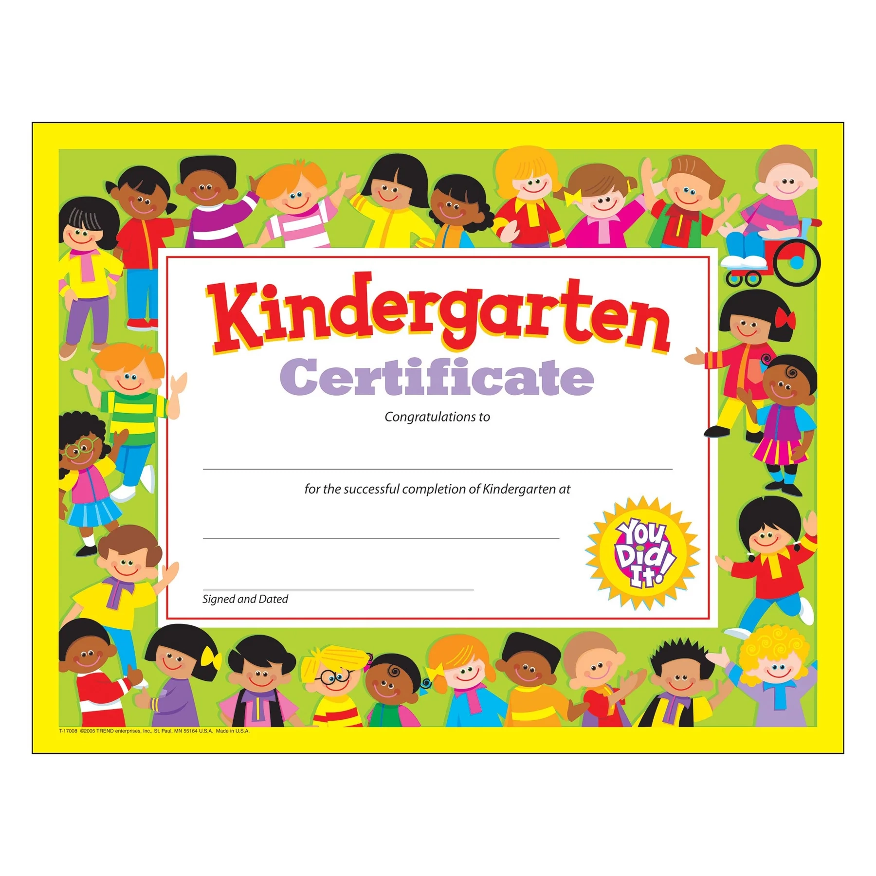 Printable Kindergarten Certificate Of Completion Printable Kindergarten Certificate Of Completion