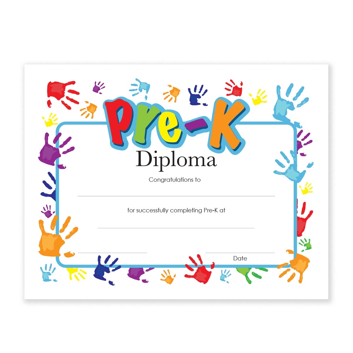 Printable Pre K Graduation Certificates