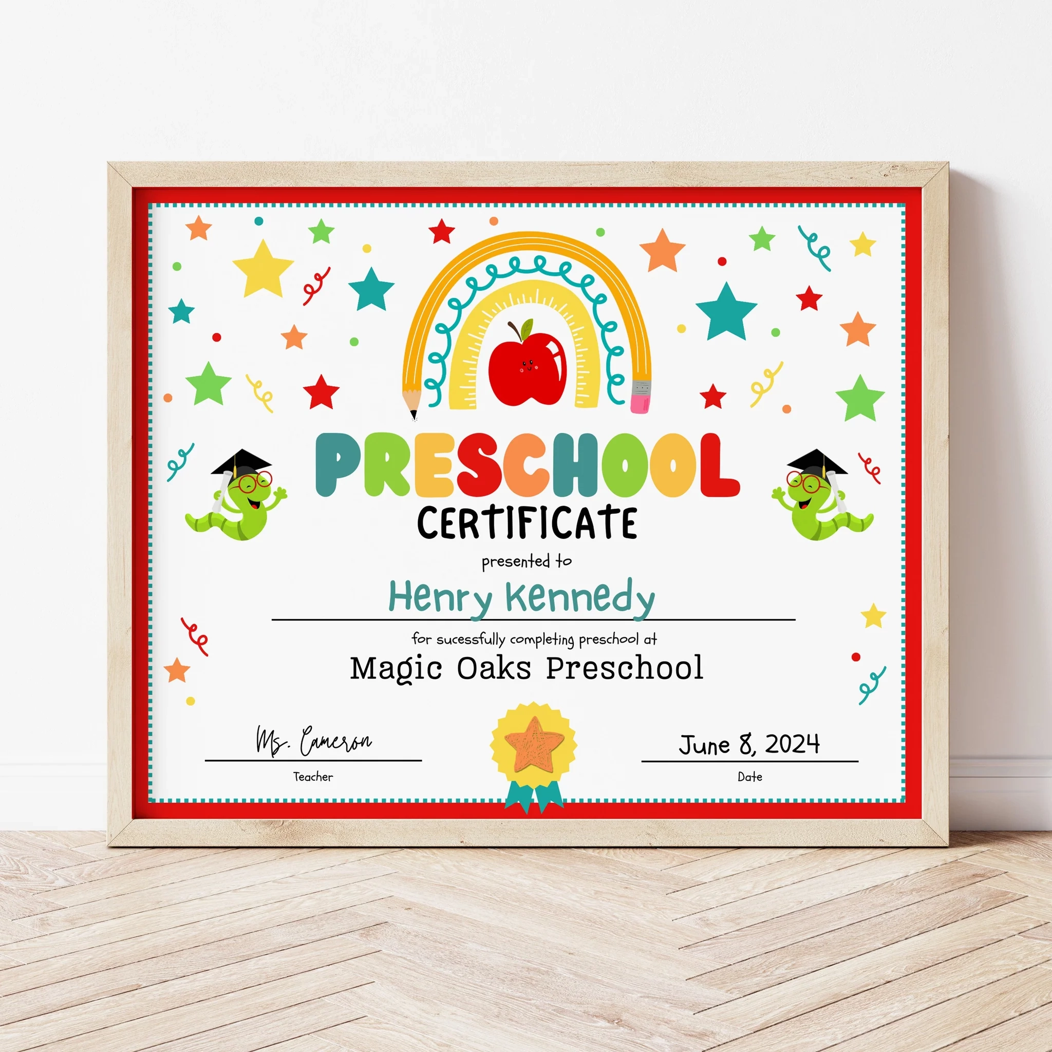 Preschool Graduation Certificate Editable Printable Ollie Hank Preschool Graduation Certificate Editable Printable Ollie Hank