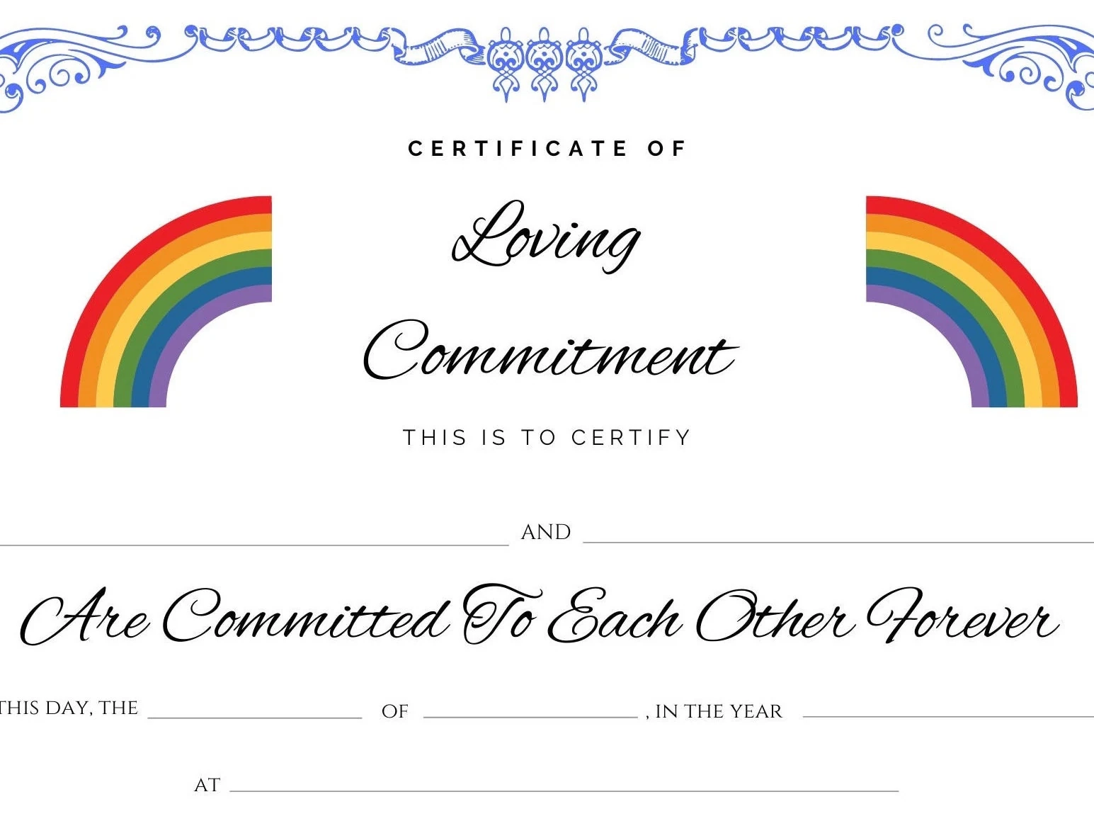 Pride Certificate Etsy Pride Certificate Etsy