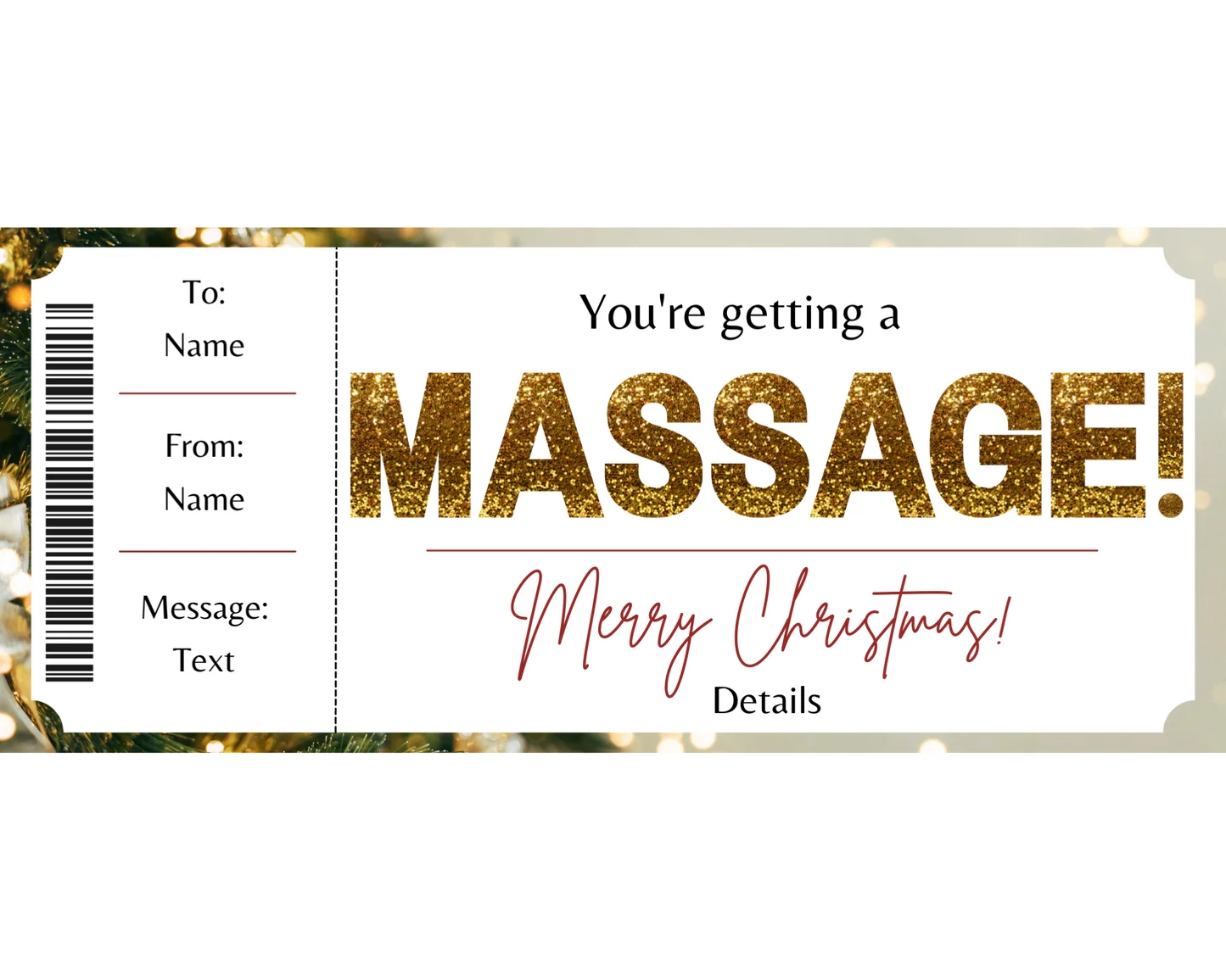 Printable Christmas Massage Gift Certificate Template Printed Smile Shop Printable Christmas Massage Gift Certificate Template Printed Smile Shop