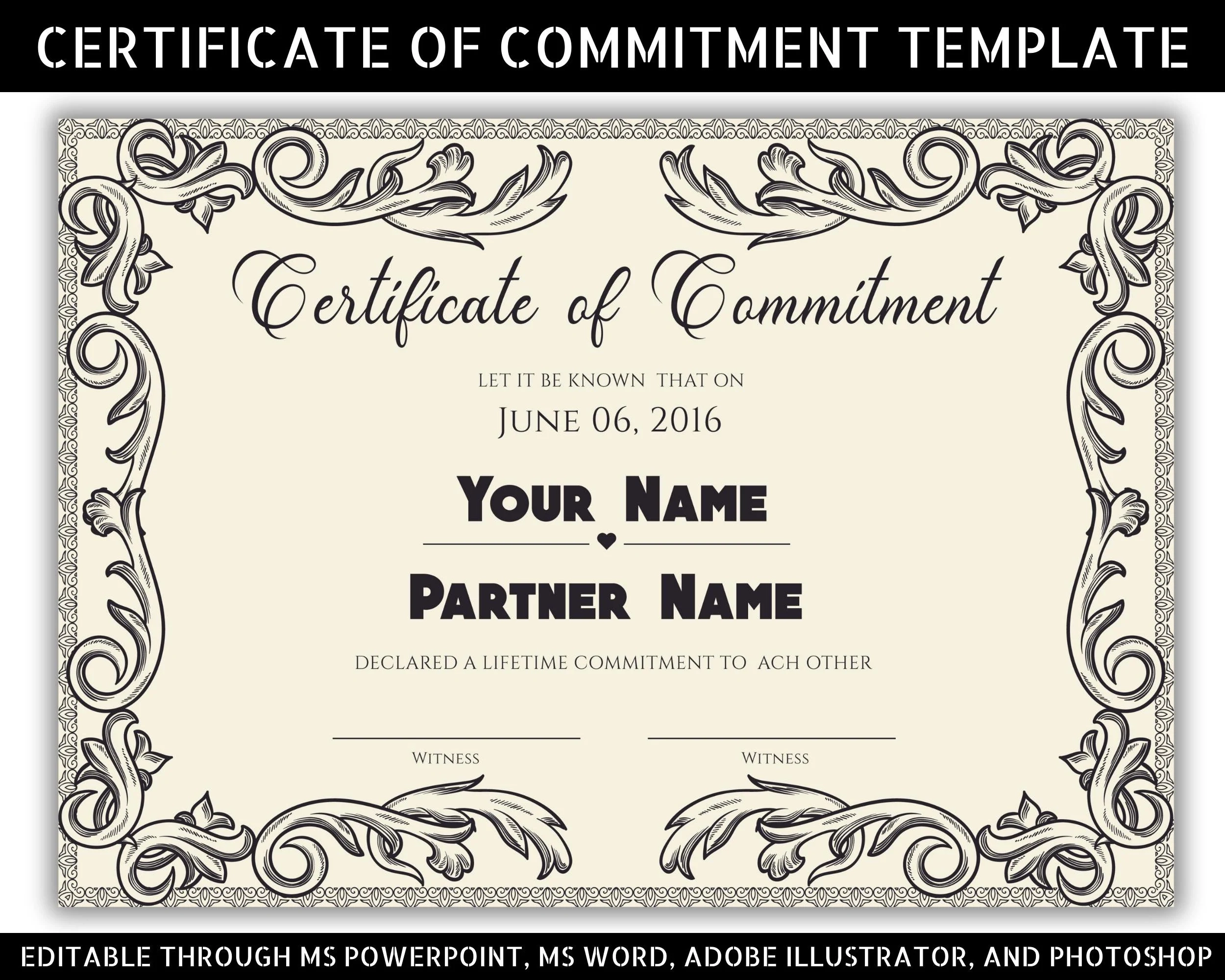 Printable Editable Certificate Of Commitment Template Commitment Ceremony Certificate Commitment Certificate Etsy Printable Editable Certificate Of Commitment Template Commitment Ceremony Certificate Commitment Certificate Etsy