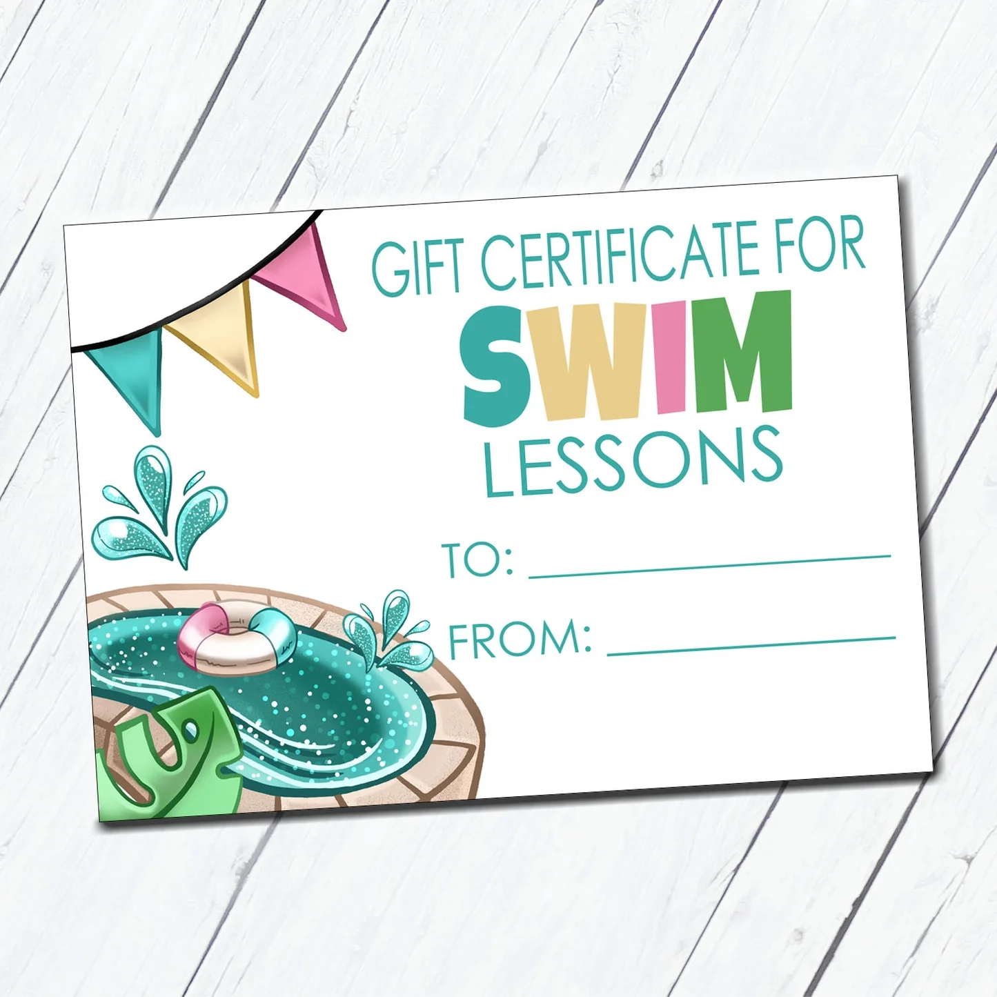 Printable Gift Certificate For Swim Lessons Wacky kracker Printable Gift Certificate For Swim Lessons Wacky kracker
