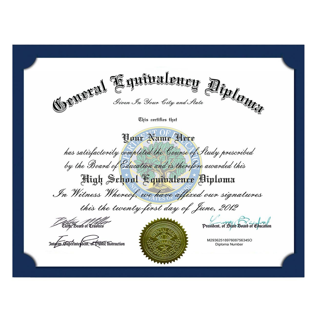 Ged Certificate Printable Ged Certificate Printable