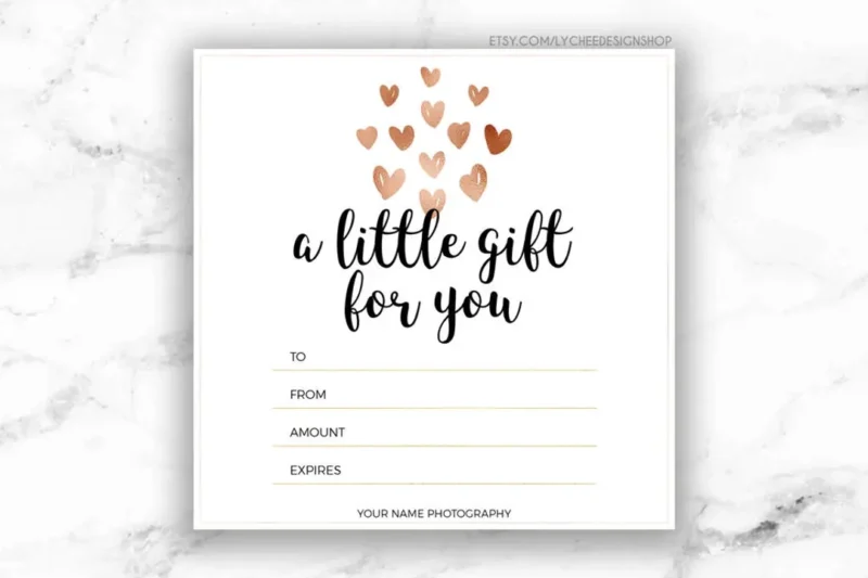 Free Printable Gift Certificates